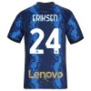 Officiële Voetbalshirt Inter Milan Christian Eriksen 24 Thuis 2021-22 - Heren